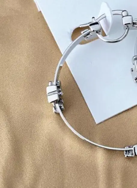 

Luxurytreasury Simple ring shape metal earring,fasionable,special style,high quality,gift,girls,women