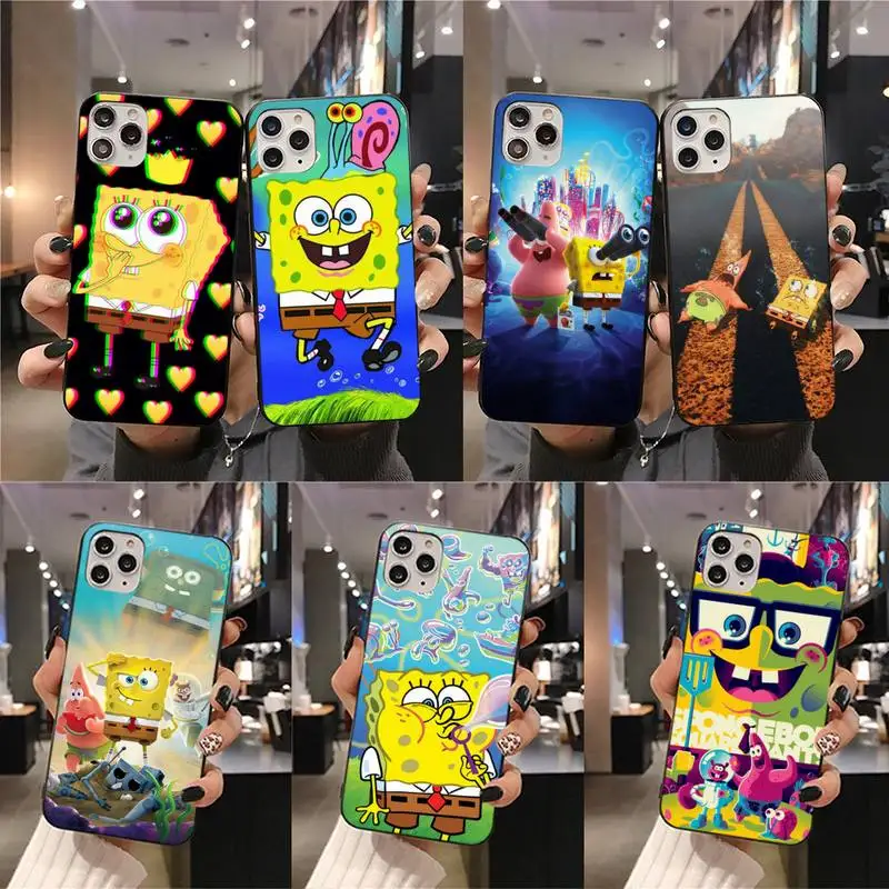

Best Friend Funny SpongeBob SquarePants Phone Case For iphone 13 12 11 Pro Mini XS Max 8 7 Plus X SE 2020 XR cover