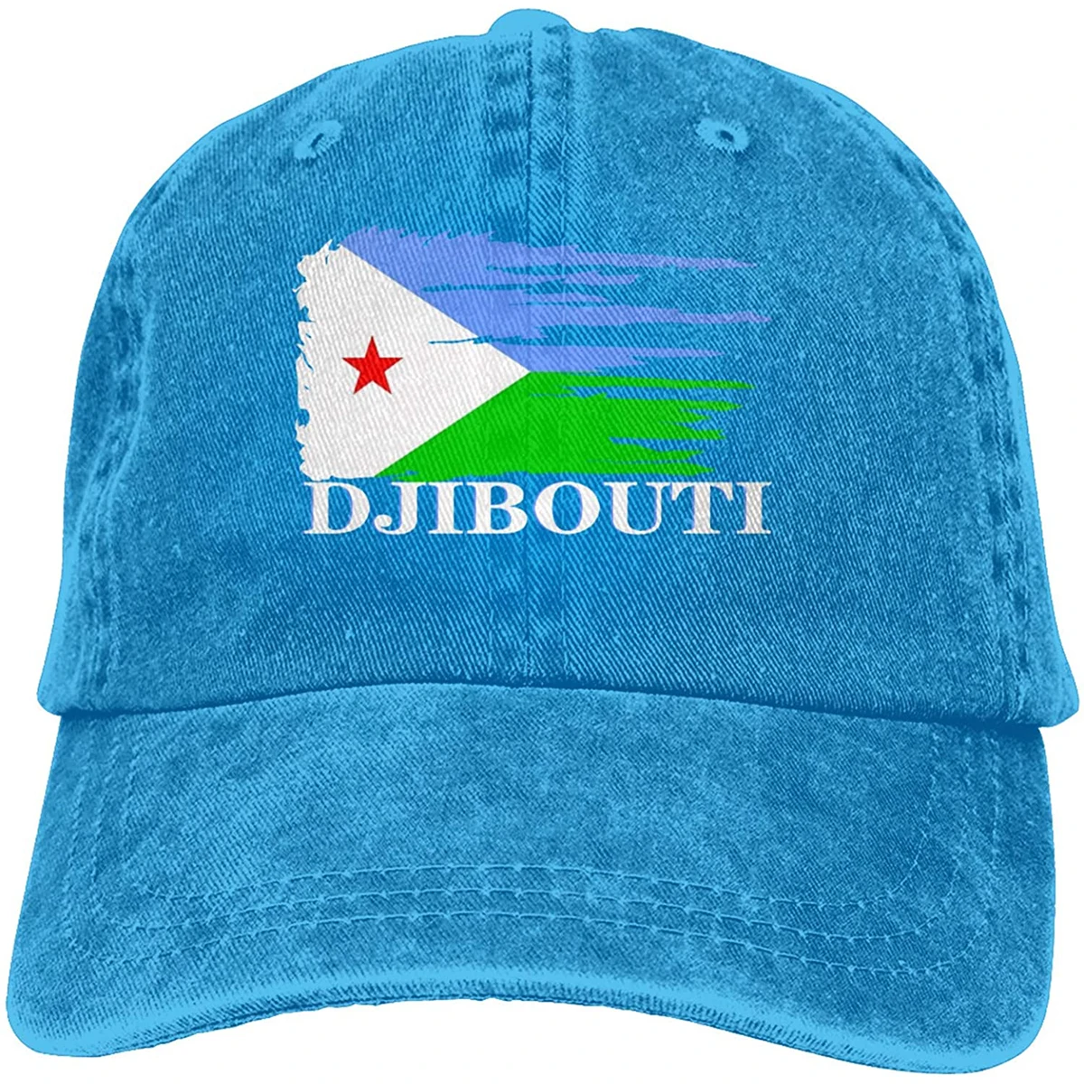 

Flag Of Djibouti Sports Denim Cap Adjustable Unisex Plain Baseball Cowboy Snapback Hat Sombreros De Mujer Y De Hombre.
