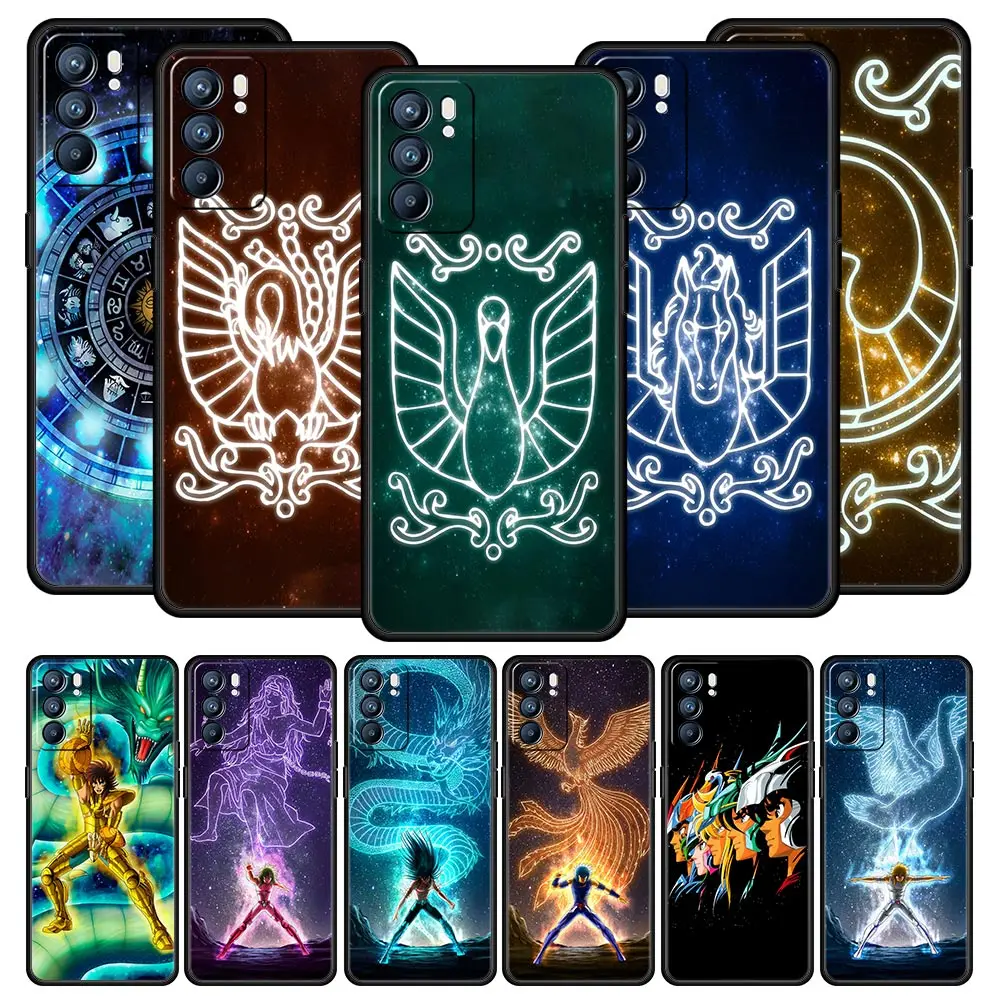 

Saint Seiya Knights of the Zodiac Case For Oppo Find X5 A54 A53 A52 A9 2020 A15 A95 A16 A76 A74 A12 Reno7 SE Reno6 Pro 5G Cover