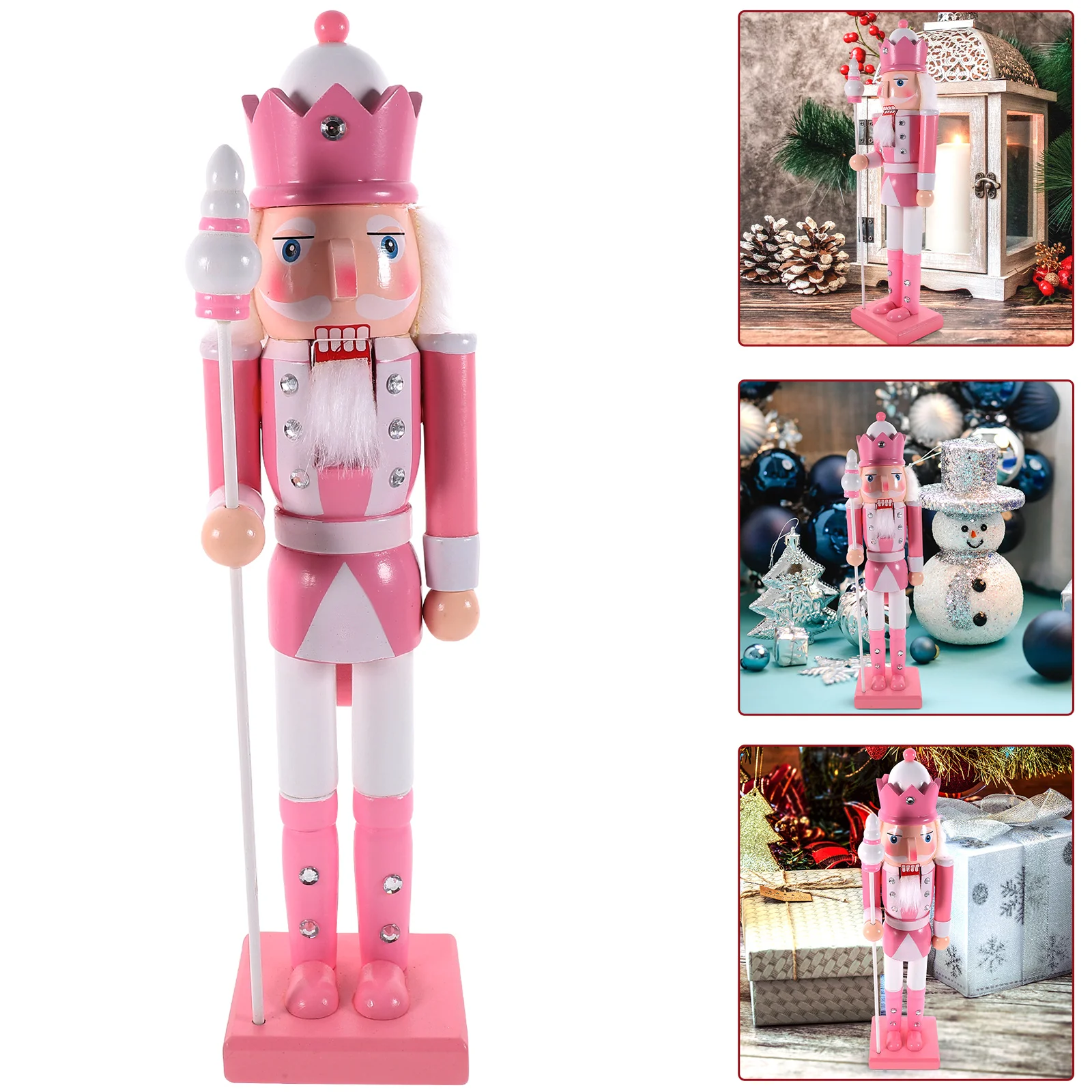 

Nutcracker Soldier Christmas Nutcracker Figure Wooden Puppet for Tabletop