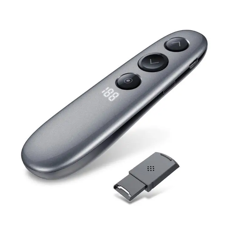 

Air Mouse USB Rechargeable Highlighting Magnify Wireless Presenter LED LCD Mac Digital Pointer Powerpoint Presentation