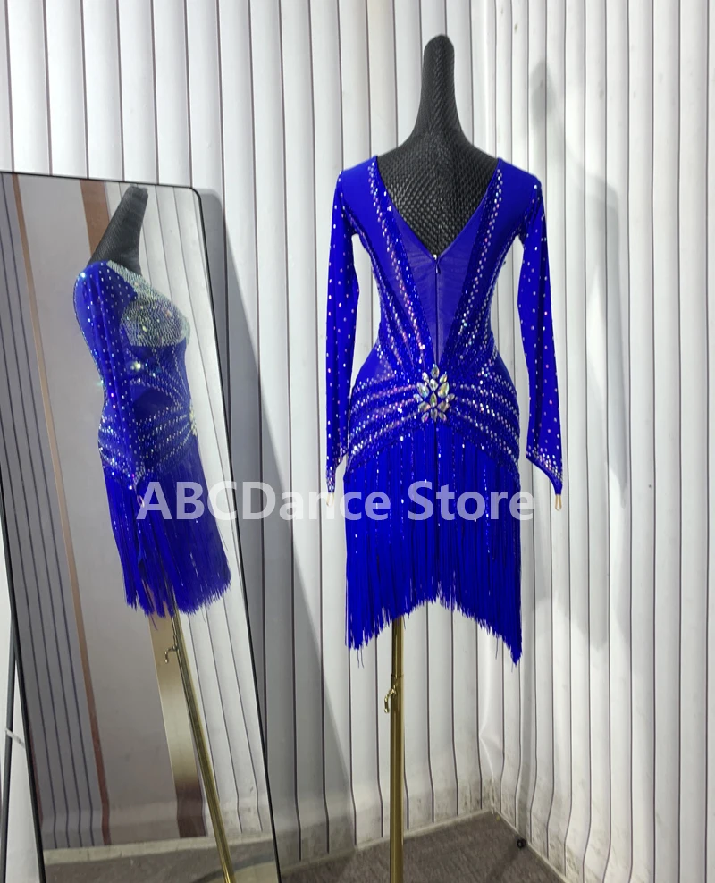 Женское платье для соревнований по латинским танцам BaileSalsa Rhythm США 10