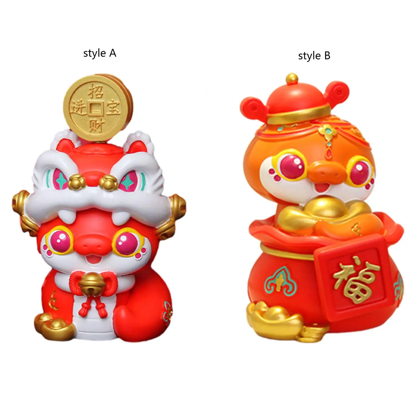 Монета Money Bank Фигурка из смолы Гостиная животного Змея Копилка