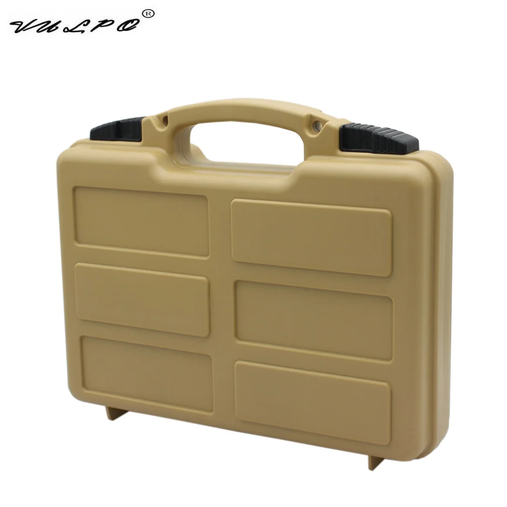 

VULPO Tactical Pistol Case Handgun Hard Storage Case Protective Safety Tool Carry Box Hunting Paintball Airsoft Box