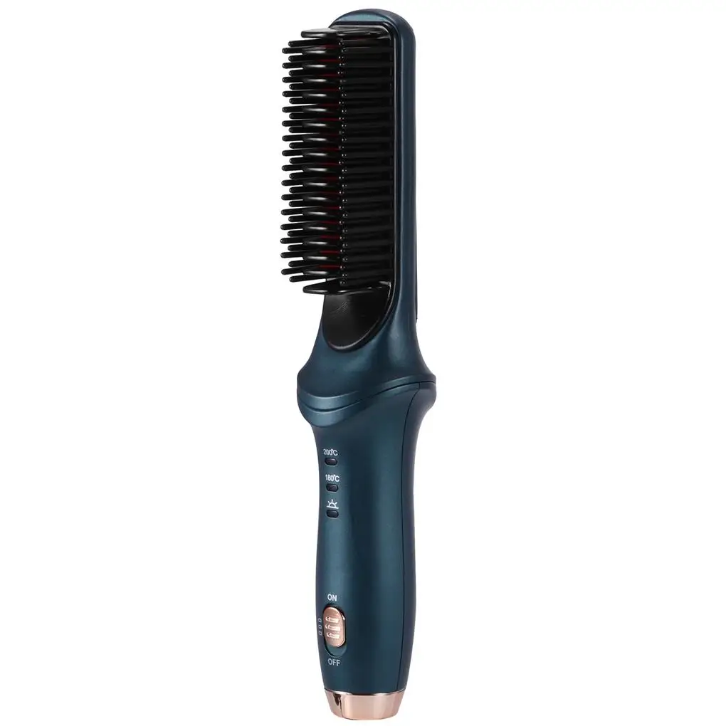 

Electric Hair Brush Portable Hairstyling Curler Accessories US Plug