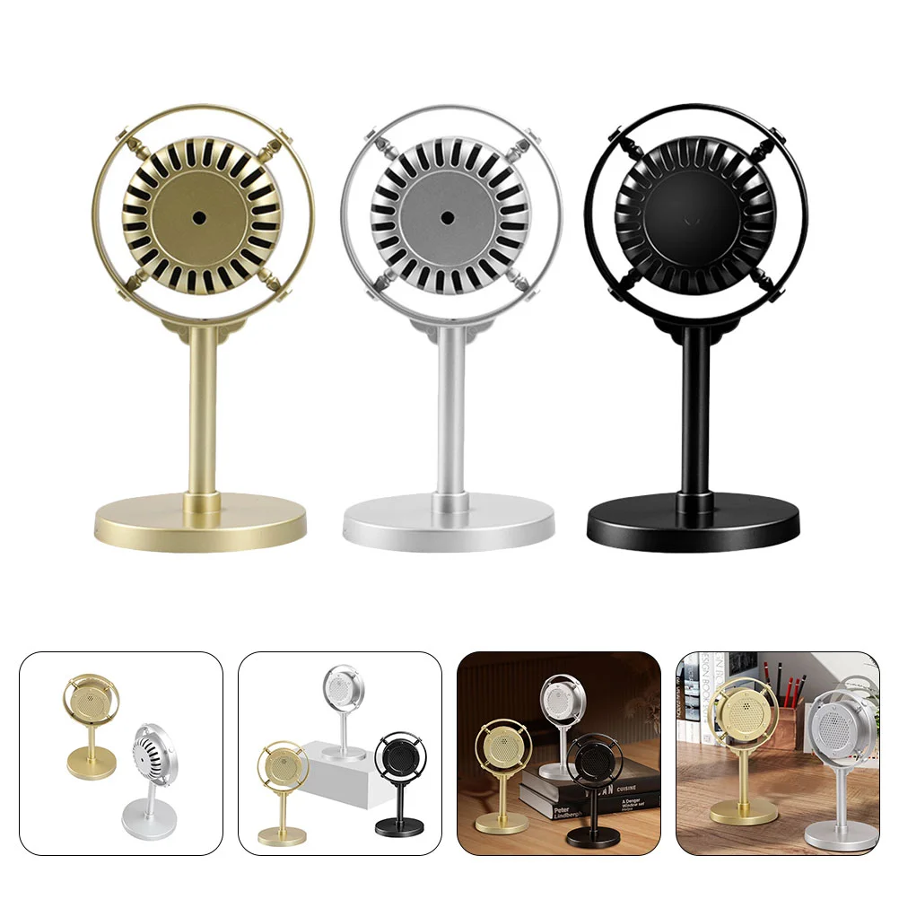 

3 Pcs Simulated Microphone Vintage Microphone Karaoke Props Model Singing Mic Abs Music Decorations Party