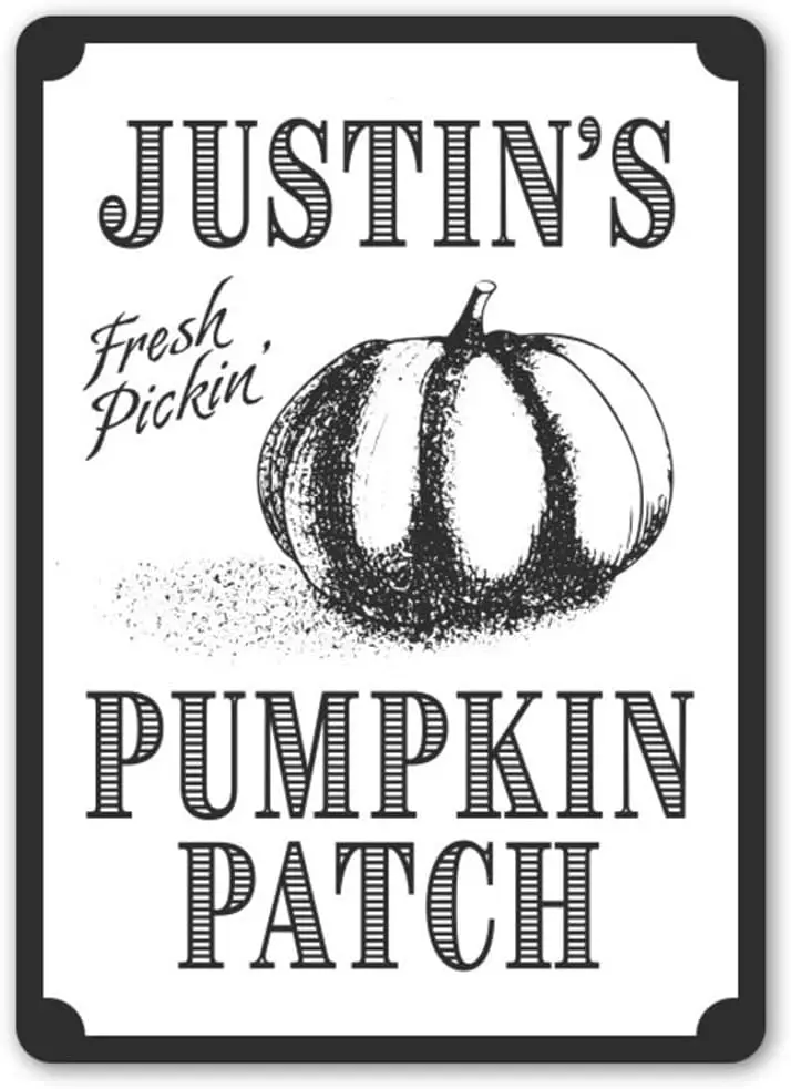 Pumpkn Ptch Sgn Custom Grden Gft Home Декор для Pumpkns Frm Tn Sg