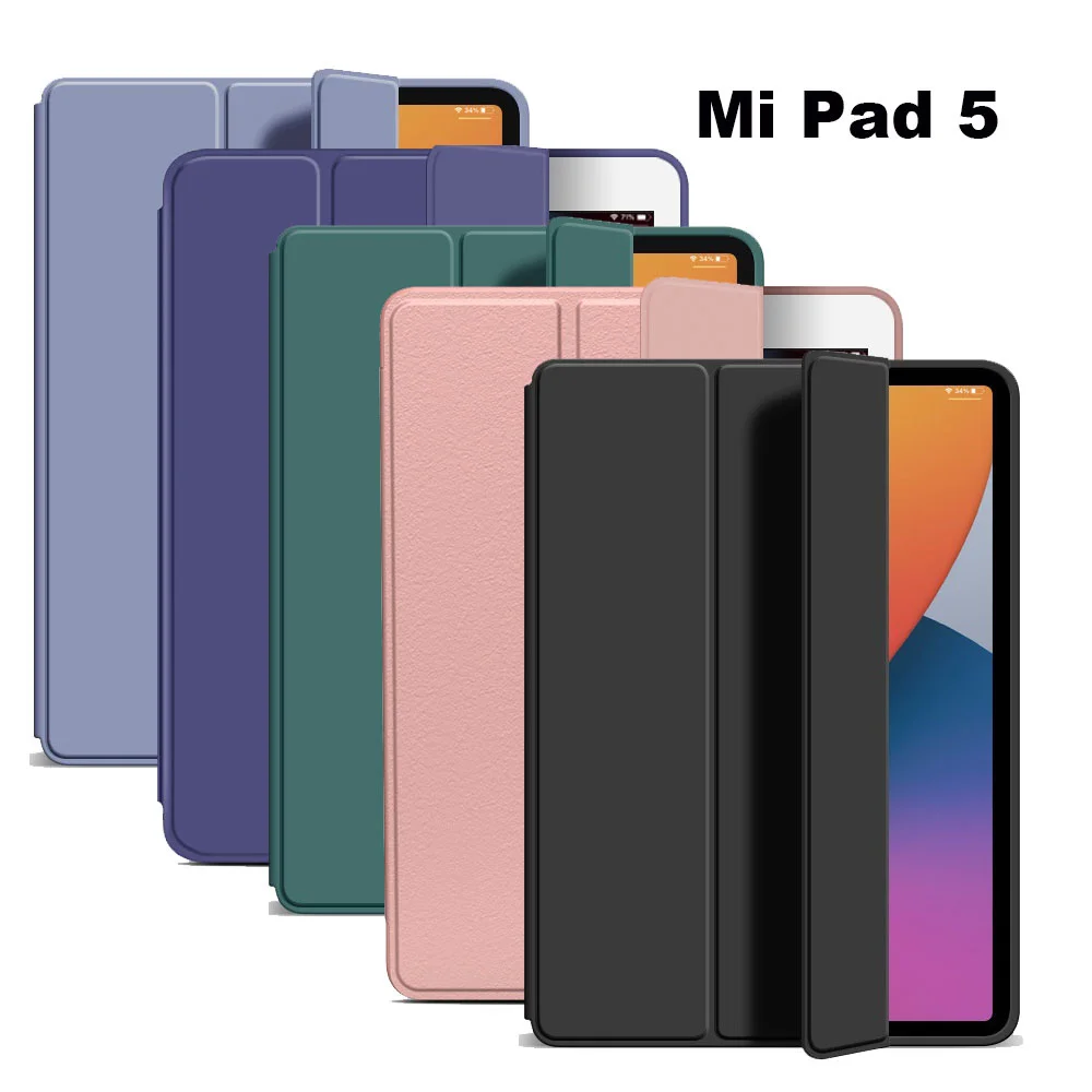 

Xiaomi Mi Pad 5 Pro Funda IPad Case MiPad 5 11 Tablet Android Protectiv Shell Slim Silicon Stand Cover Funda For Mipad5 Mi Pad5