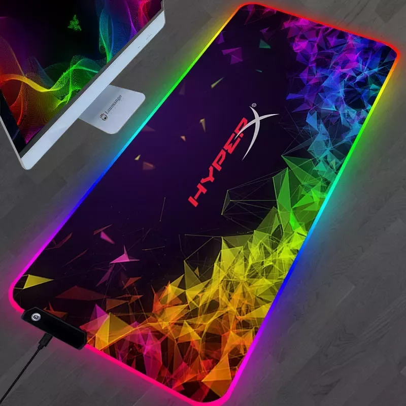 

2023NEW HyperX Gaming Mouse Mat Rug Mausepad Gamer Cabinet Large Mouse Pad Anime Varmilo Gamers Accessories Mice Keyboards Offi