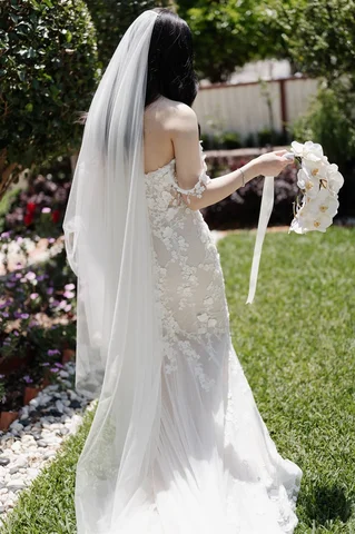 Двухуровневая свадебная фата, румяна, свадебная фата длиной до пола, свадебная фата с длинным вырезом по краям