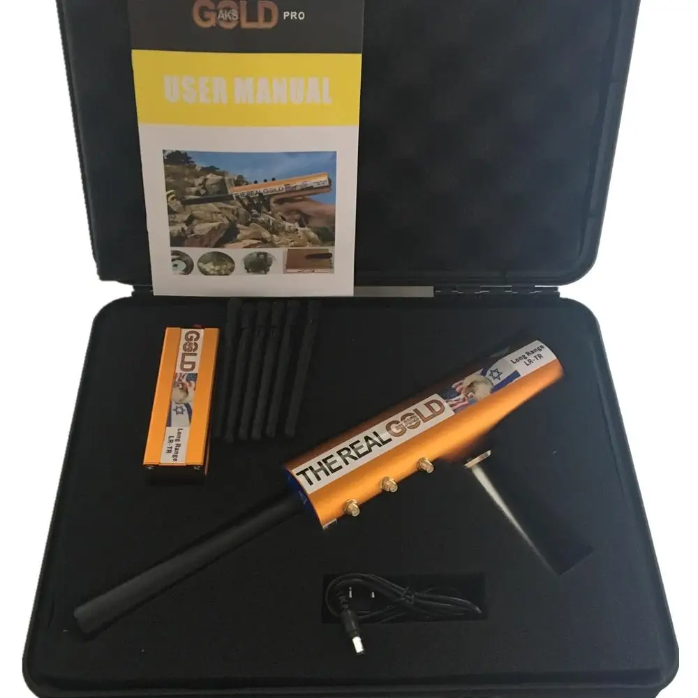 Настоящий детектор AKS золотого цвета золотых и алмазов дальнего действия