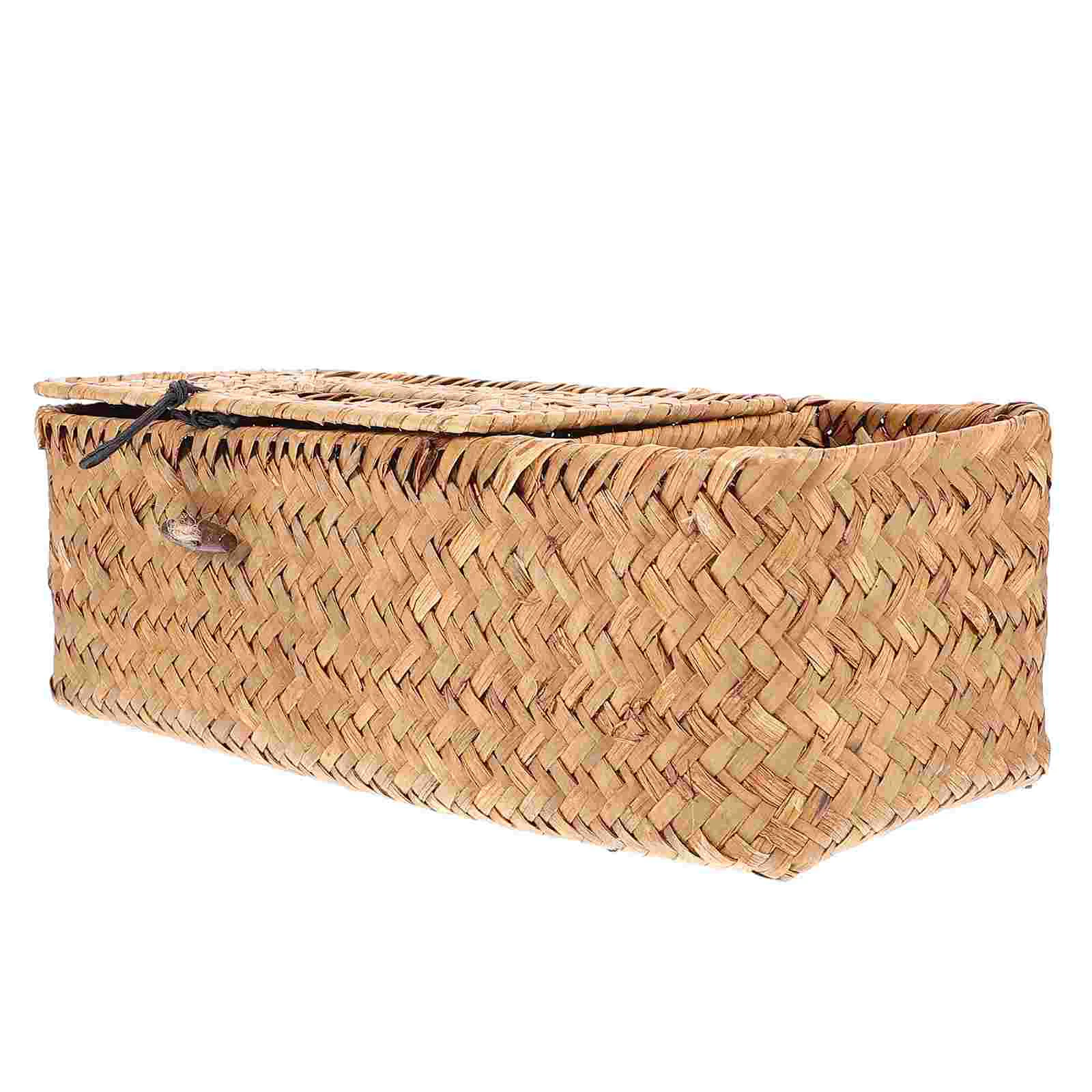 

Wood Pen Holder Straw Paper Box Household Tissue Holders Decorative Desktop Napkin Case