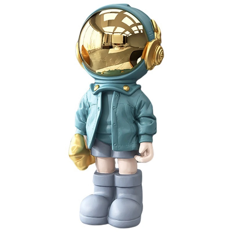 

Home Decor Astronaut's Landing Ornaments Decoration Semi Manual FRP Crafts Painted Home Sculpture Astronaut Sculpture