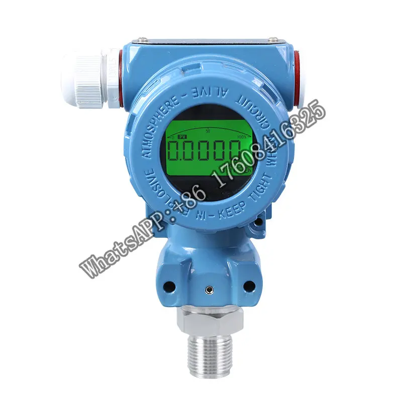 

Diffused Silicon Pressure Sensor Water Air Oil Pressure Transmitter 4-20mA+HART