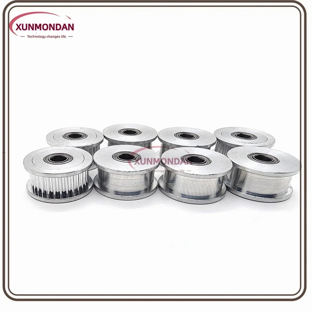 Xunmondan GT2/2GT48 зубья синхронного натяжного шкива диаметром 5/6/7/8/10 мм с подшипником