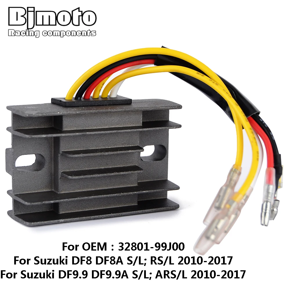 

Motorcycle Regulator Voltage Rectifier For Suzuki DF8 DF8A S/L; RS/L DF9.9 DF9.9A S/L; ARS/L 2010-2017