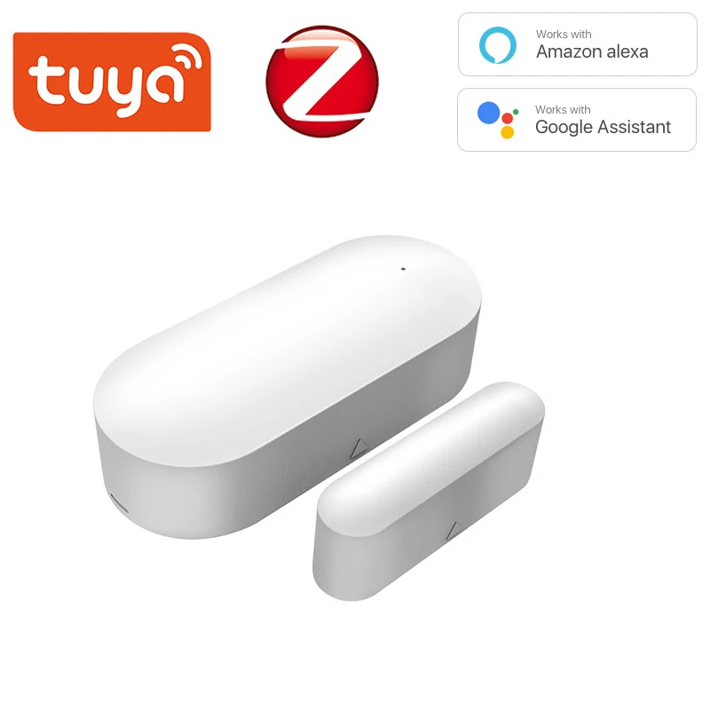 

Tuya Zigbee Door Window Sensor Garage Door Detector Compatible With Alexa Google Home Smart Life APP Home Smart Life Magnetic