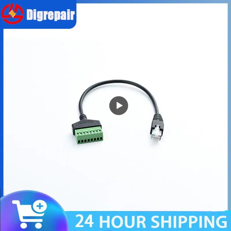 

Adapter Cable Line Tough 30cm Network Cable Good Quality Stable Transmission 8 Core Extension Cord Extension Cord Straight Head