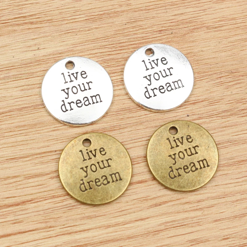 10 шт. 19x19 мм античные бронзовые и античные посеребренные Подвески ручной работы в форме тарелки вашей мечты: сделай сам для браслета и ожерелья 10 шт. 19x19 мм античные бронзовые и античные посеребренные Подвески ручной работы в форме тарелки вашей мечты: сделай сам для браслета и ожерелья