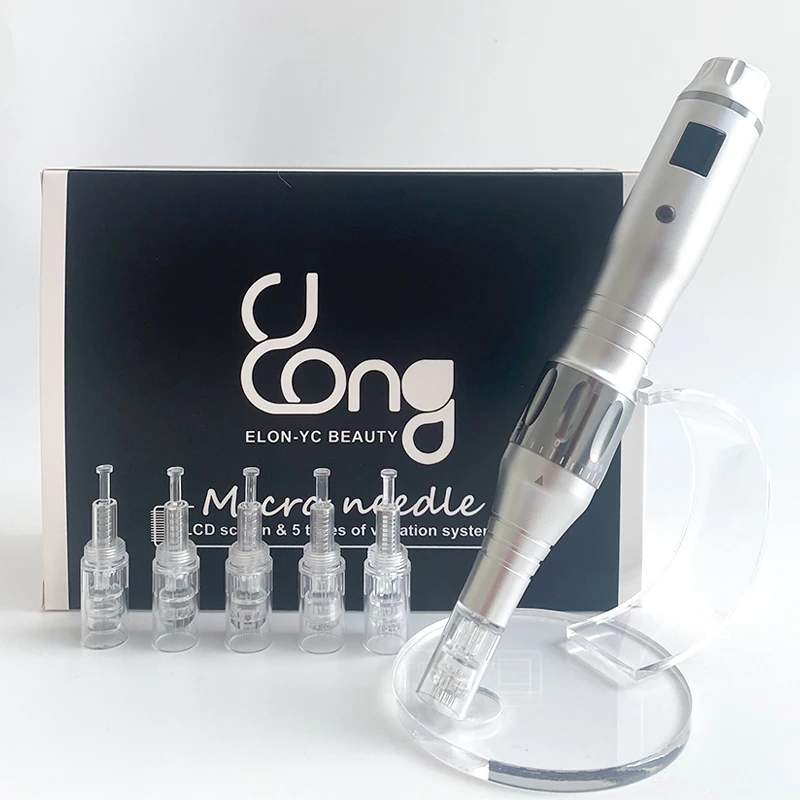 

ELON-YC Dermapen Professional Wireless Derma Pen Mesotherapy MTS Nano Microneedling Facial Skin Care Microneedle Beauty Machine