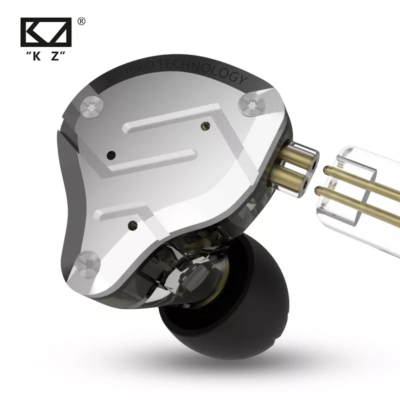 

2023 KZ ZS10 PRO 4BA 1DD гибридная металлическая гарнитура HIFI наушники-вкладыши Спортивная гарнитура с шумоподавлением AS10 BA10 ZST ZSN PRO ES4 ZSX