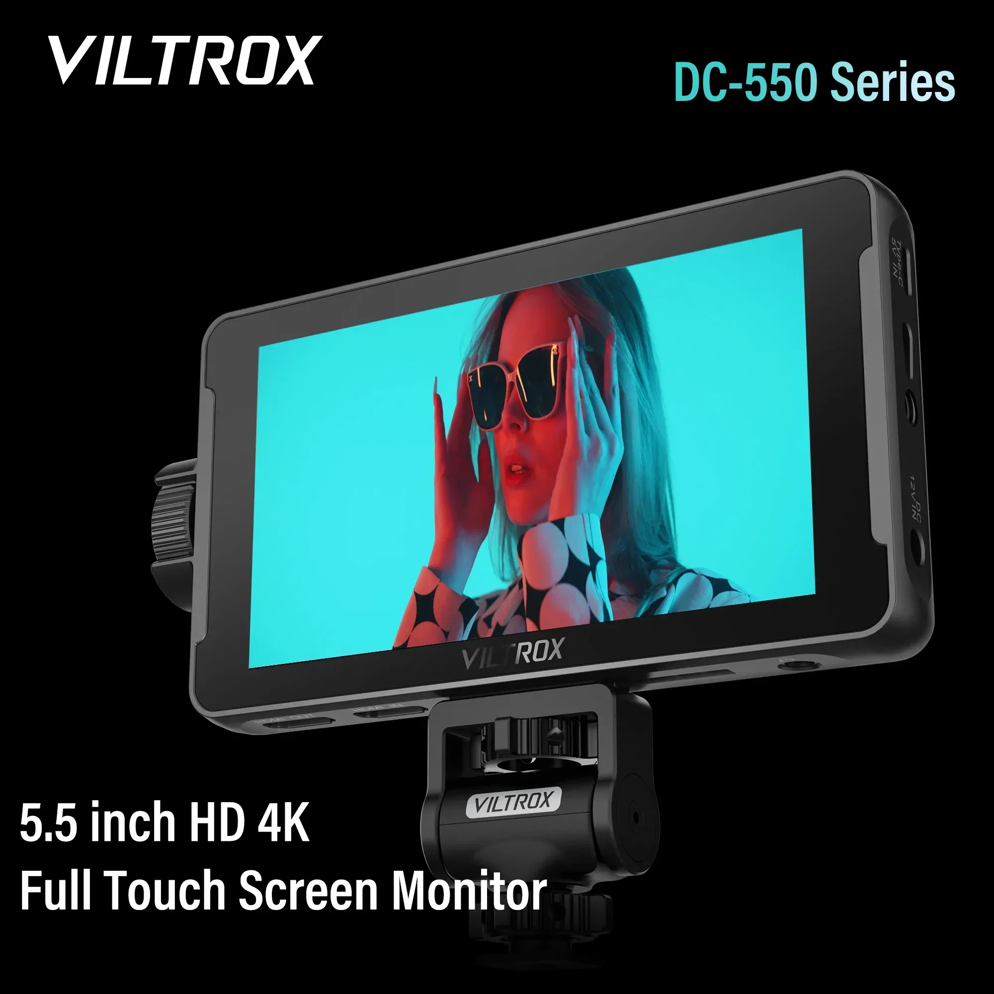 

VILTROX DC-550 5.5 Inch Profissional Camera Studio Monitor 4K 30Hz HDMI Touch Screen Field 3D LUT Director Monitor 1920x1080