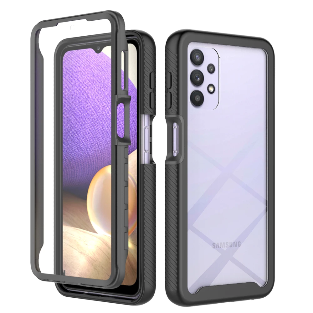 Подходит для Galaxy A13 4G/5G ударопрочный прозрачный чехол из поликарбоната