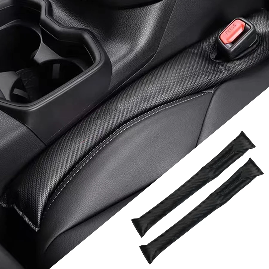 

1/2PCS Car Seat Gap Plug Filler Universal Soft Leakproof Padding PU Leather Pads For Auto Interior Accessories