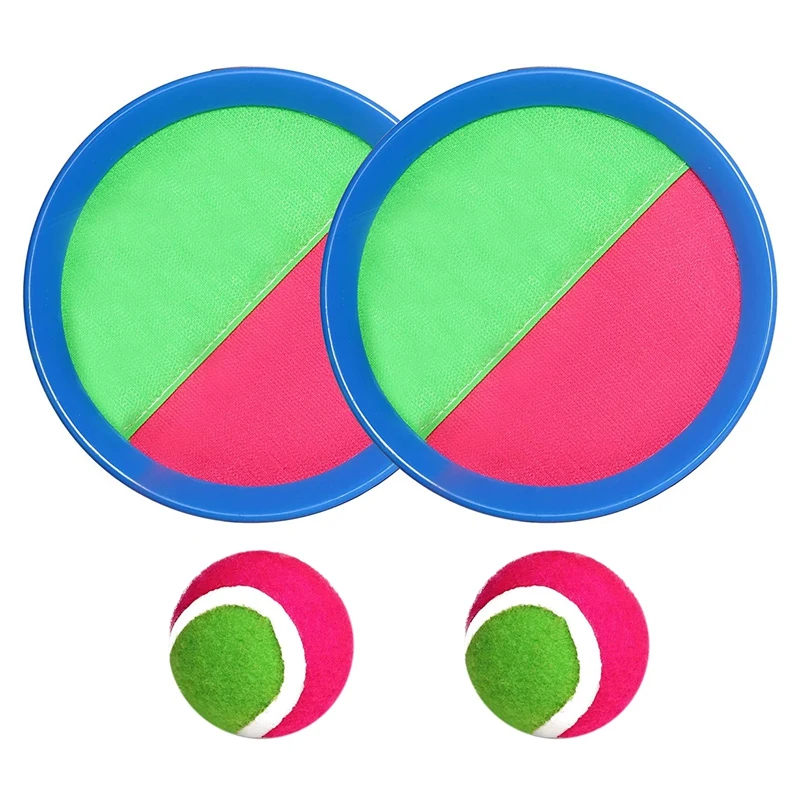 

Kids Paddle Toss And Catch Ball Set Toss And Catch Game Sports Set 2 Paddle 2 Ball For Kids Adults Outdoor Game