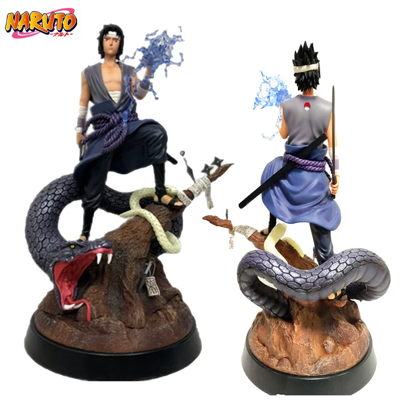 

Bandai Naruto аниме-фигурка Sasuke статуя в форме змеи Наруто Shippuden аниме Uchiha Sasuke, изменение головы