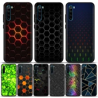 phone case for redmi 6 6a 7 7a 8 8a 9 9a 9c 9t 10 10c k40 k40s k50 pro plus silicone case cover technology 3d chequered pattern