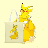 pokemon pikachu anime peripheral canvas bag handbag shoulder bag