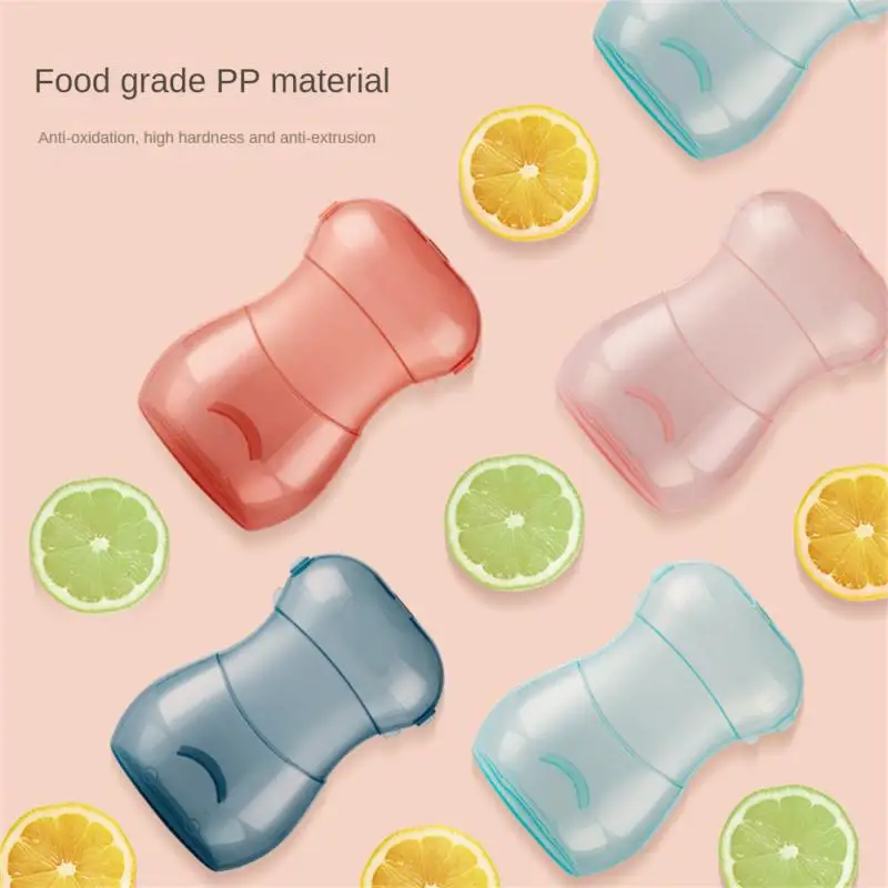 

High Hardness Anti-extrusion Puree Buckle Design Baby Food Grade Dedicated Food Supplement Box Safety Material Small Waist Clean