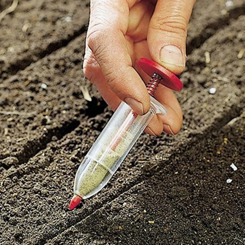 Шприцевая сеялка мини-посевной плантатор для семян ручной цветочный горшок