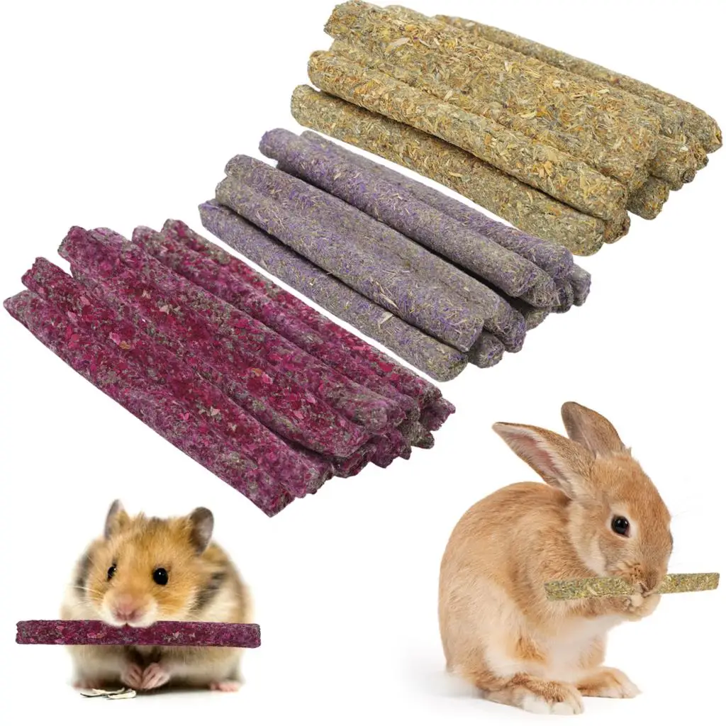 

36 шт., жевательные игрушки для кроликов