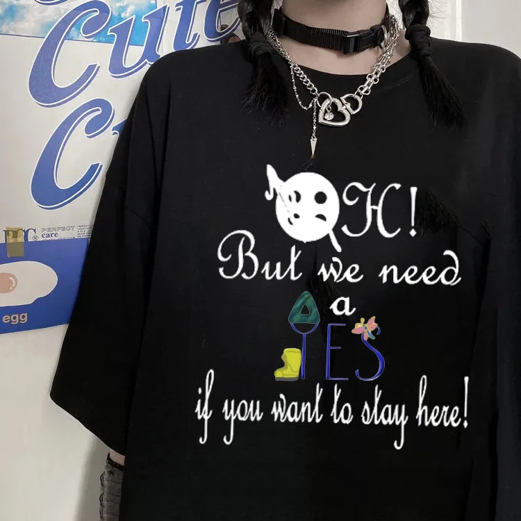 

Oversized T-shirt Coraline The Secret Door Women T Shirts Coraline Secret Door Womens Tshirt Horror Fantasy Animation Tops Tees