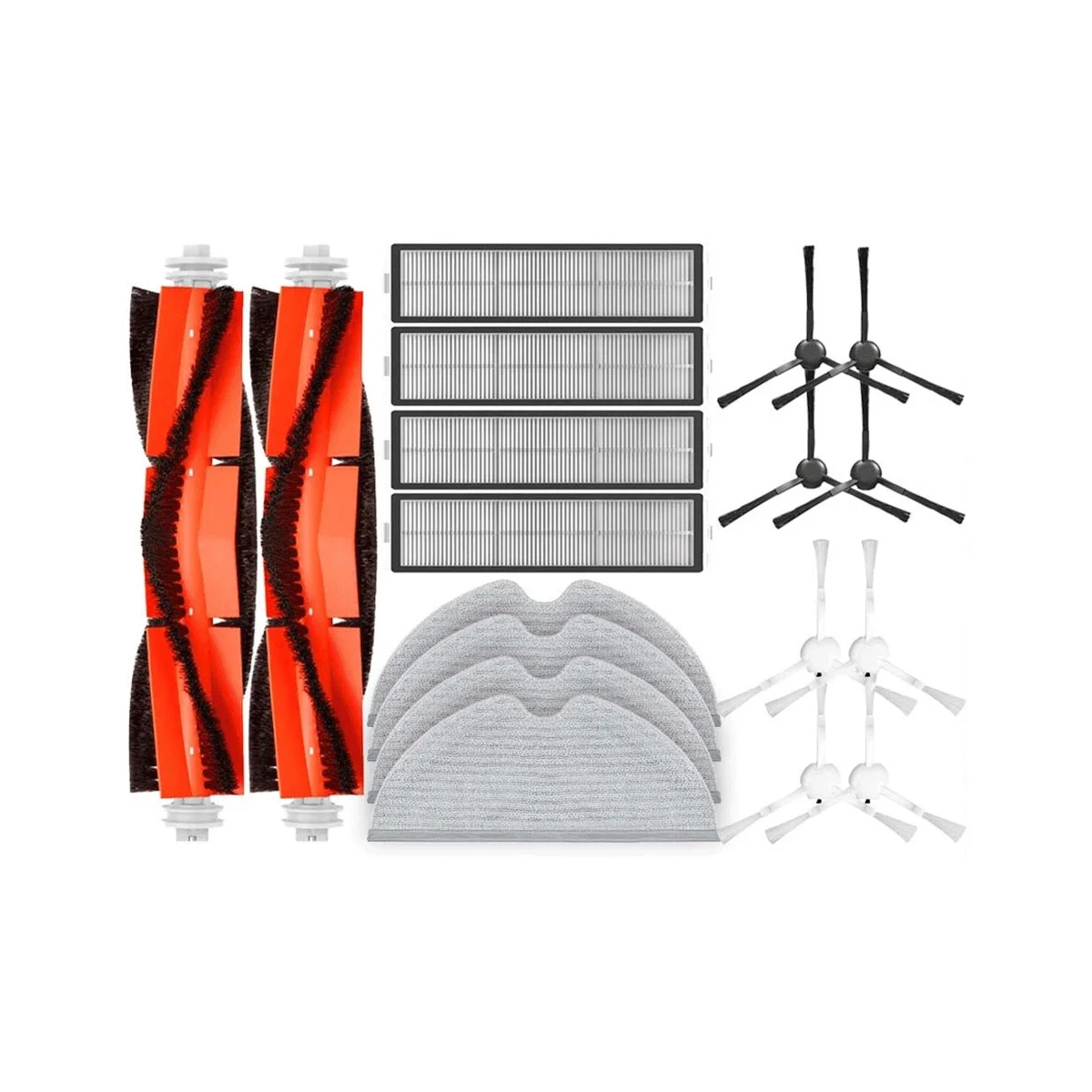 

Accessories for Bot D10S / D10S Pro Robot Vacuum Cleaner Replacement Spare Parts, Main Side Brush Hepa Filter