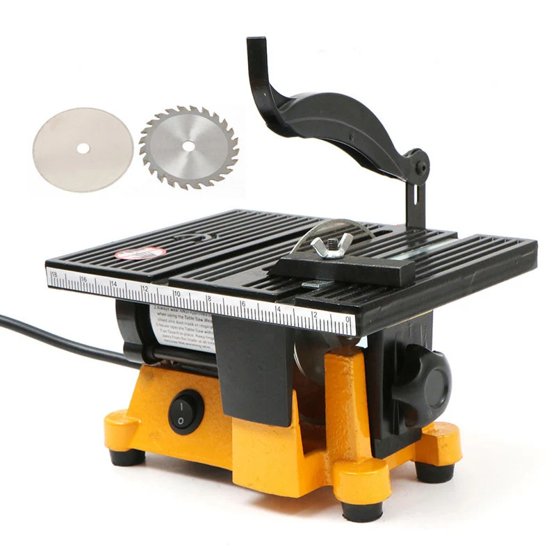 Multifunction Mini Bench Saw for Cutting Wood Copper Aluminium 220V Mini Table Saw Mini Cutting Machine DIY Model Cutting Tools