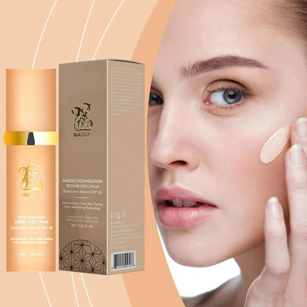 Бионическая Жидкая основа для макияжа 4 в 1 консилер увлажняющая