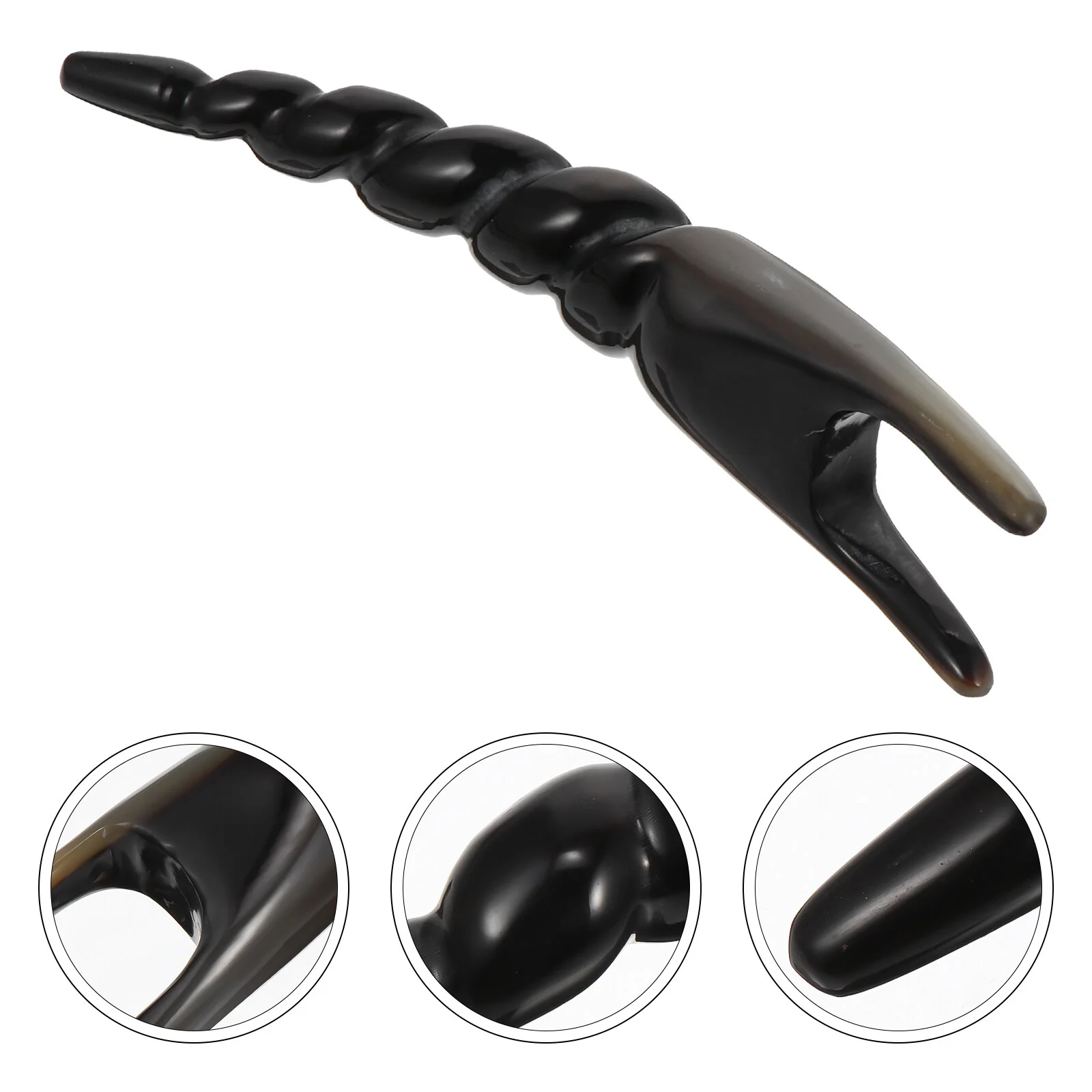 

Trumpet Scraping Rod Scrapping Ox Horn Tool Facial Rollers Acupoint Scraper Body