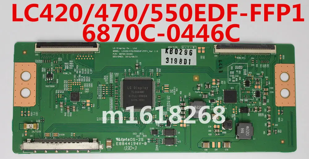 

For T-CON board LG 6870C-0446C LC420/470/ 550EUF-FFP1 KDL-55W802A 800A