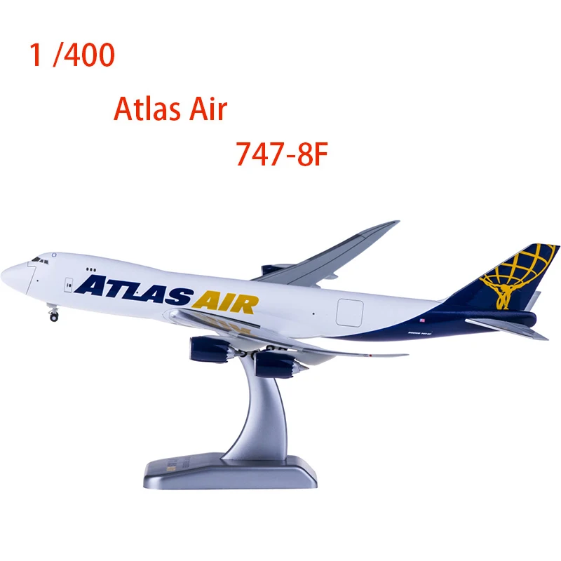 Литая под давлением модель самолета масштаб 1/400 B747-8F Atlas Air Aviation самолет из сплава