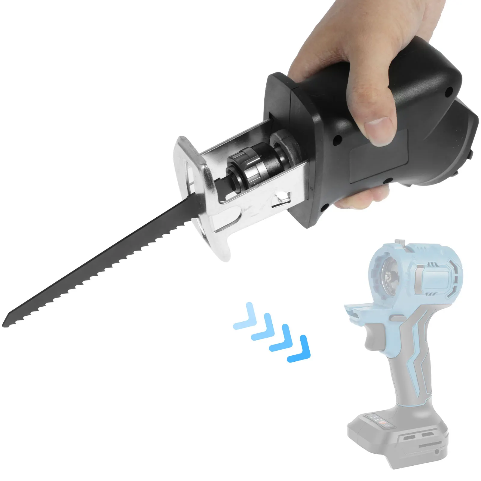 

Reciprocating Saw Attachment 3300r/min Electric Reciprocating Saw Adapter Portable Electric Drill Modified Tool Woodworking Tool