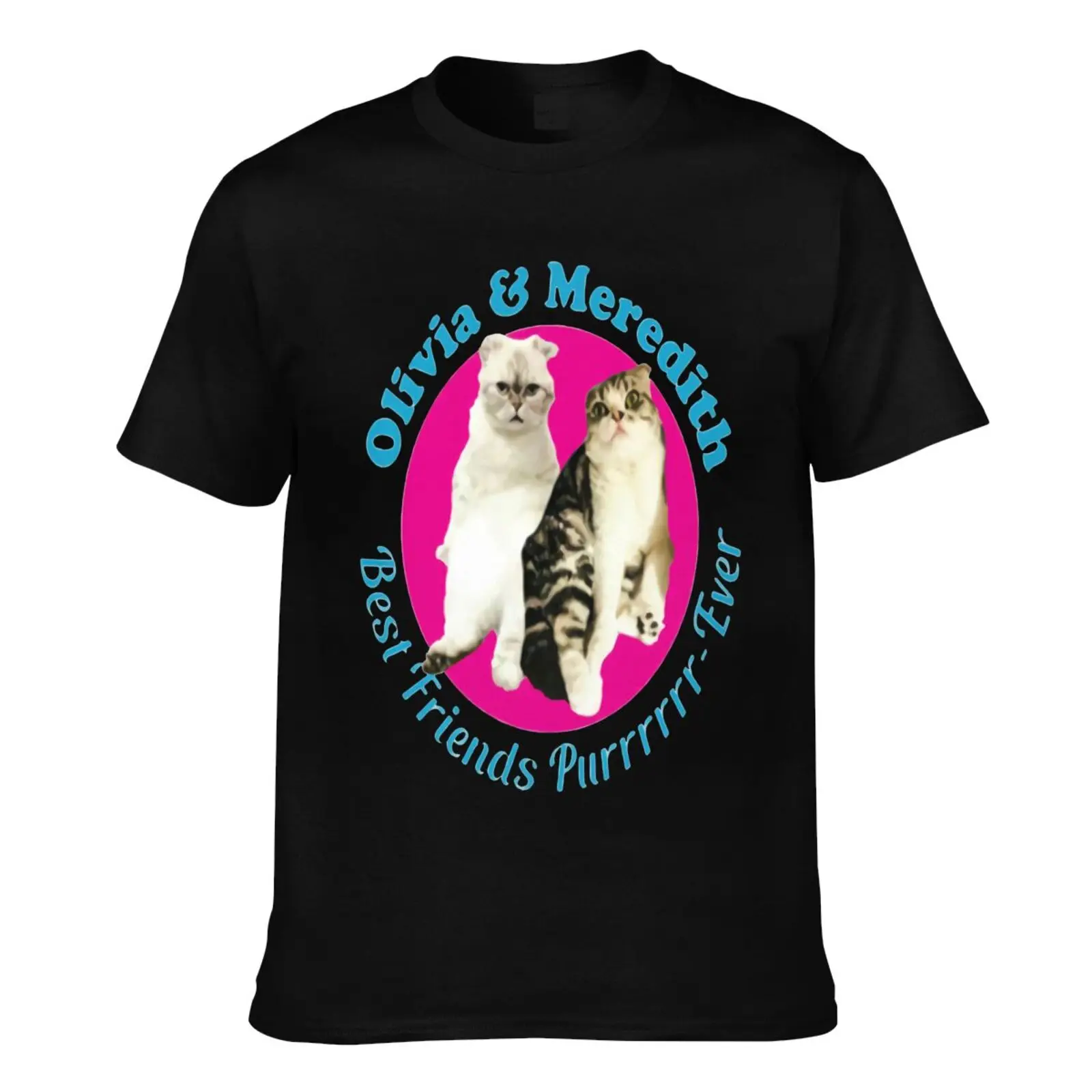 

Olivia And Meredith Best Friends Cat T-Shirt Grunge Blouse Mens Clothes Clothes Men Oversized T Shirt Clothes Men Men's Shirts