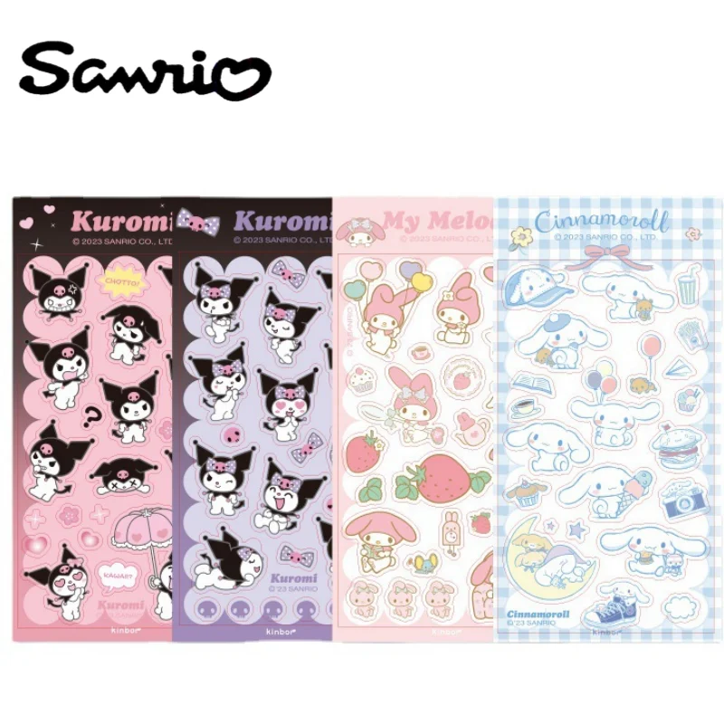 

Sanrio серия Kuromi Cinnamoroll My melody аниме мультфильм периферийная Наклейка декоративная наклейка маленький рисунок