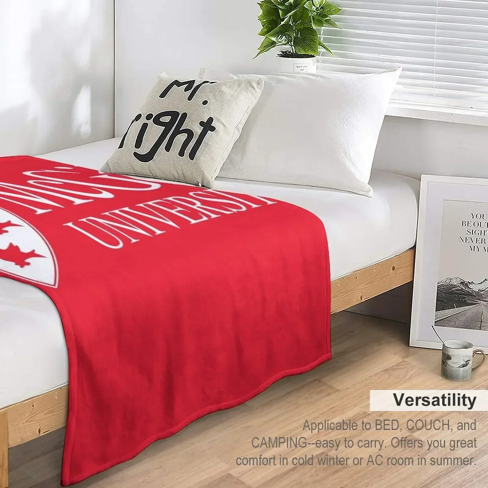 Одеяла Университета Макгилла и мягкие плюшевые пледы в лохматые одеяла клетку