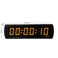 ganxinnew 3 6 digits super bright led digital racing car clock countdown clocks electronic hhmmss wall clock