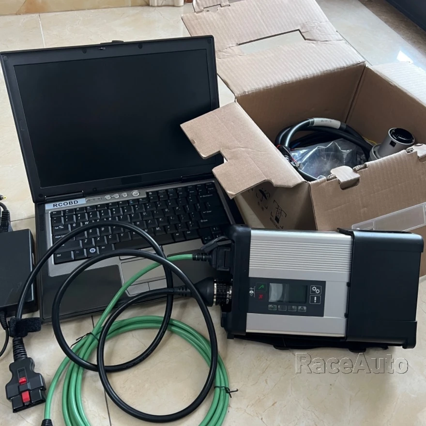 

Диагностический инструмент mb star c5 sd Подключение к d630 ноутбук ram 4g программное обеспечение 2023,09 Новый hdd 500 ГБ Полный комплект готовый к использованию