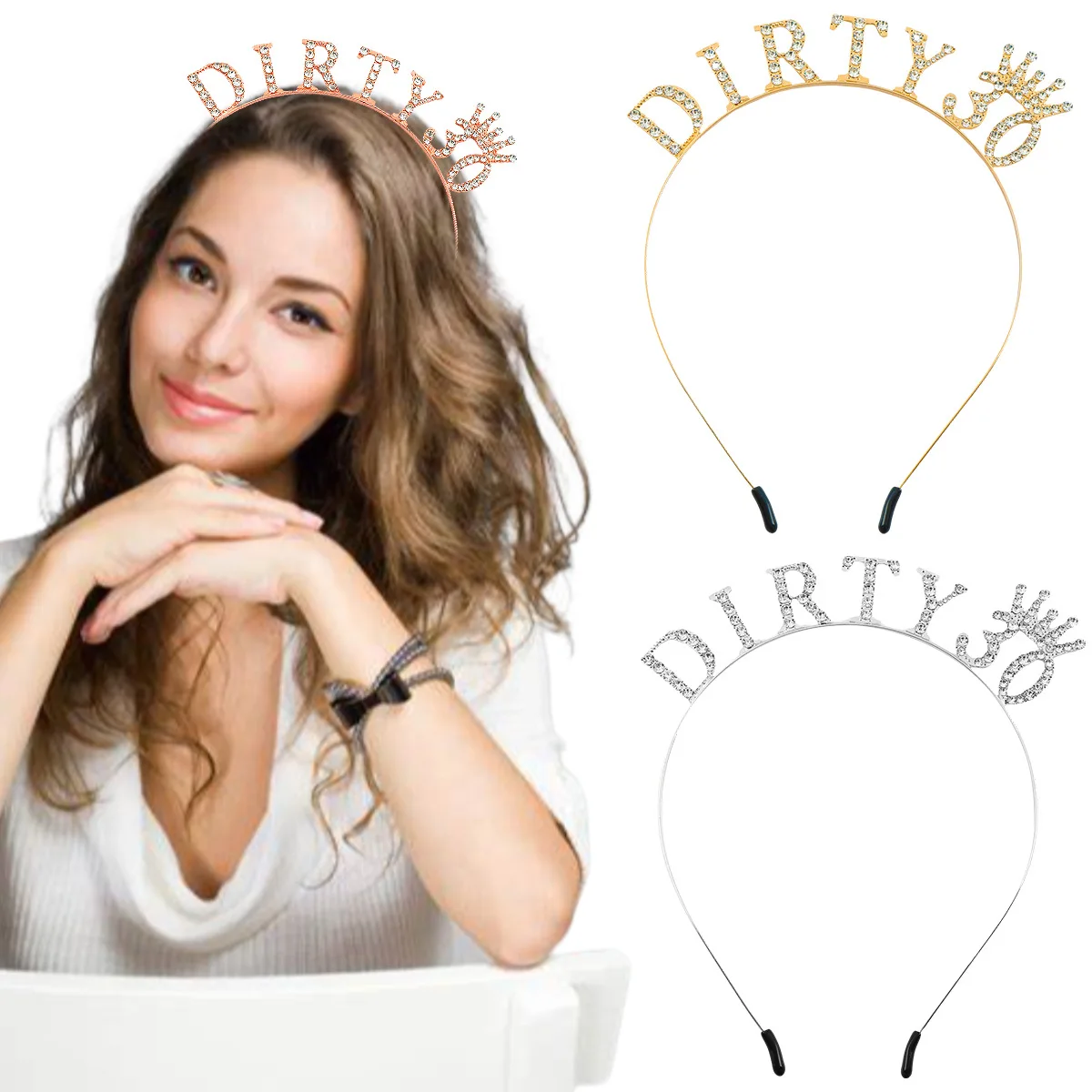 Украшения на 30-й день рождения для нее грязные 30 подсветки корона подарки